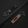 Vintage Leather Car Emblem Keyring Key Chain Decoration for Bmw M Performance G30 G32 Auto Interior Modification Accessories gzjm96