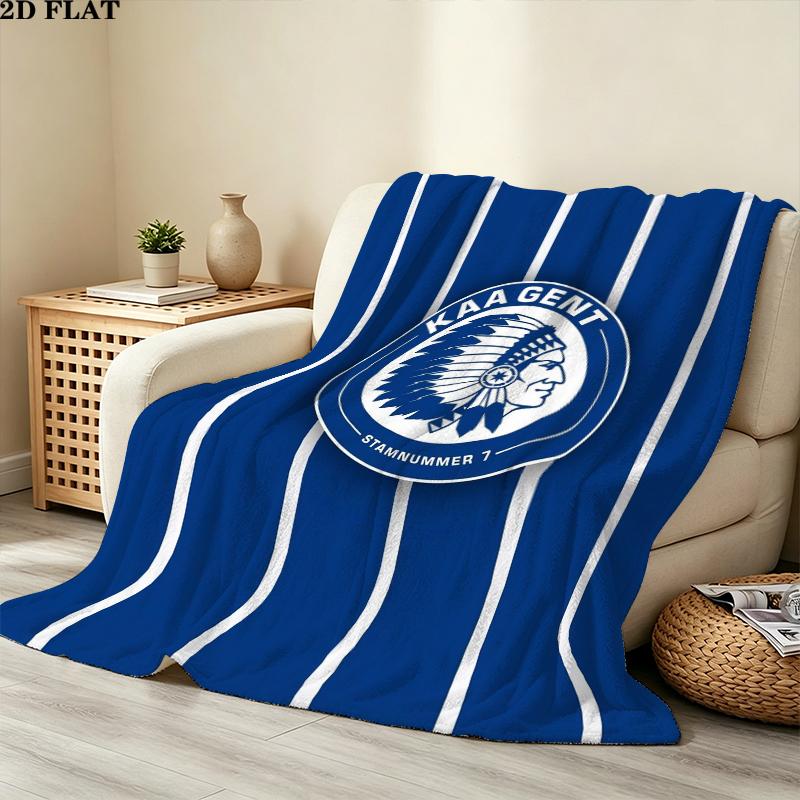 Фланелевое одеяло Kaa Gent Print, Высококачественное, Удобное для всех сезонов, Декор для дома, Тепло и уют, Идеально для рождественских подарков