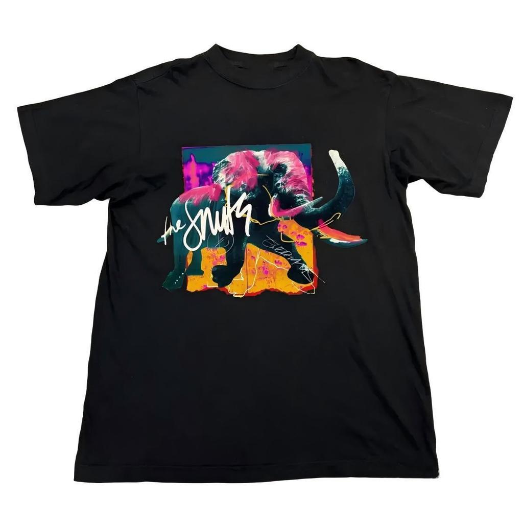 The Snuts Mammoth Neon Art Black T-Shirt