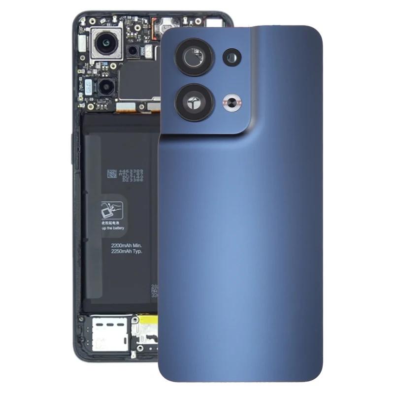 Оригинальная задняя крышка аккумулятора для OPPO Reno8 5G с крышкой объектива камеры, замена заднего корпуса телефона