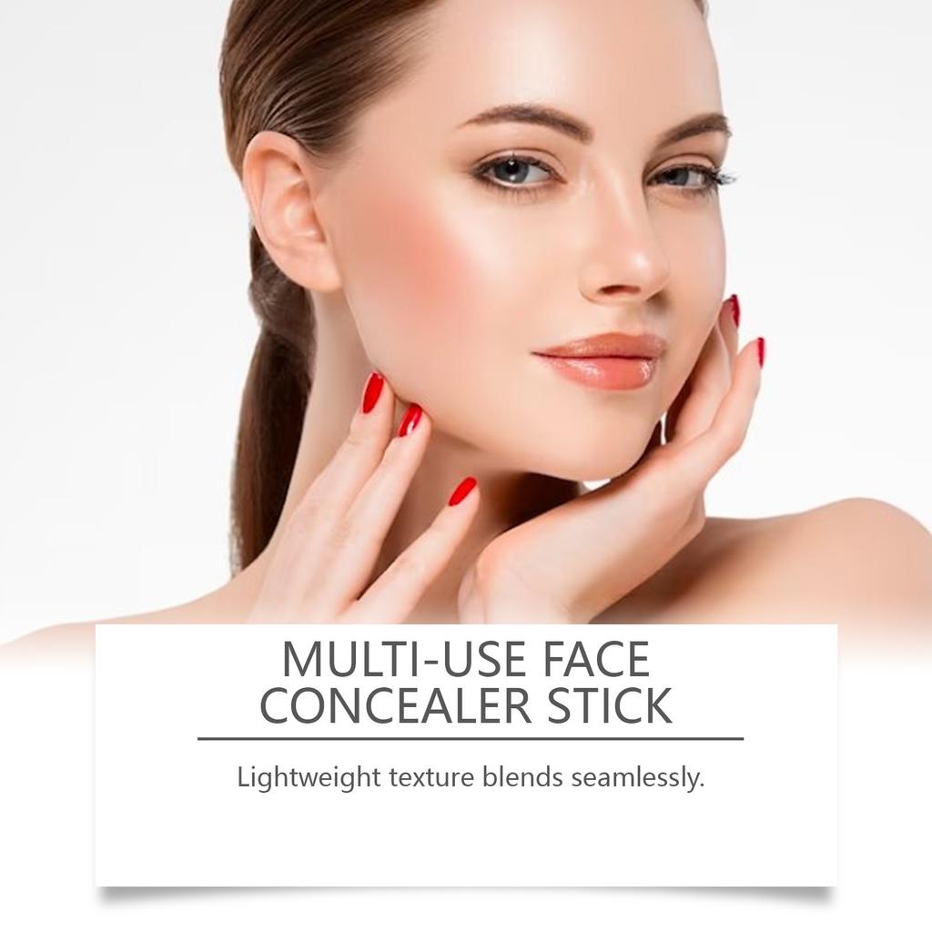 Консилер скрывает недостатки, темные круги, неровный тон кожи, адаптируется ко всем оттенкам кожи, обеспечивая покрытие с помощью портативного карандаша