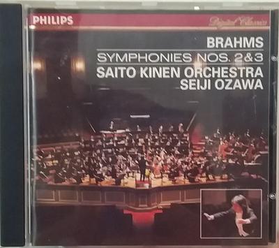 CD БРАМС, ОЗАВА; SAITO KINEN ORCHESTR - Симфонии 2 и 3 4340892 Philips Digital 1992 Германия Классика Б/У