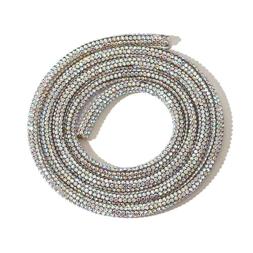 Shoelace Bridal Dress Bracelet Rhinestone Rhinestone Rope Full Rhinestone Pipe Glass Crystal Cord