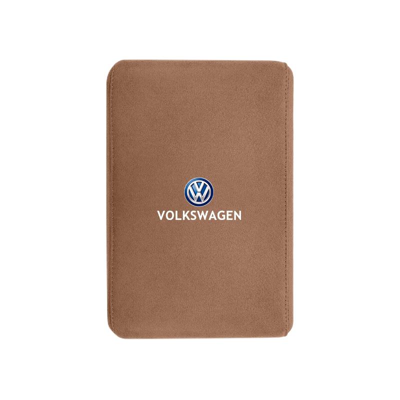 hijk1 Car Armrest Box Heighten Mat Suede Hand Pad For VW Golf Tiguan Jetta GTI Transporter Passat T5 Polo Touran Scirocco Arteon T-ROC