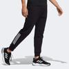Adidas Mh Slim Tapered Sweatpants With Contrast 3-Stripes Print Men Bottoms Black HN8990