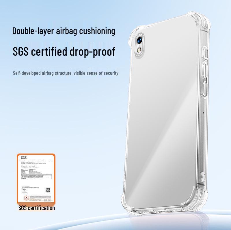 Прозрачный TPU чехол с подушками безопасности от падения для OPPO R9/R9s/R9s Plus