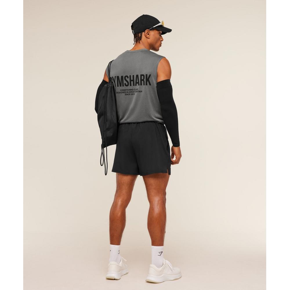 Gymshark Стиранный Топ Уход Клуб Черная Стирка A4c3z Bdqv