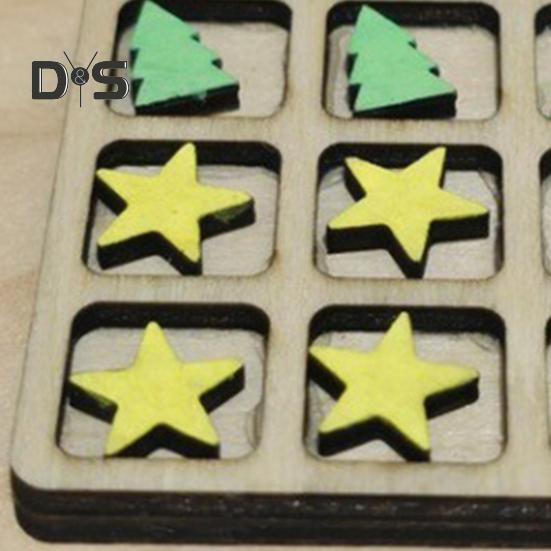 Рождественская шахматная настольная игра с 5 деревьями 4 звезды тренировка логического мышления 2 игрока дети взрослые обучающая мини шахматная доска игрушка малыши мальчики девочки