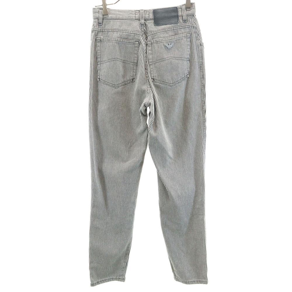 Armani Jeans Сделано в Италии Узор «гусиная лапка» Длинные брюки W28 «гусиная лапка» Женские Б/у