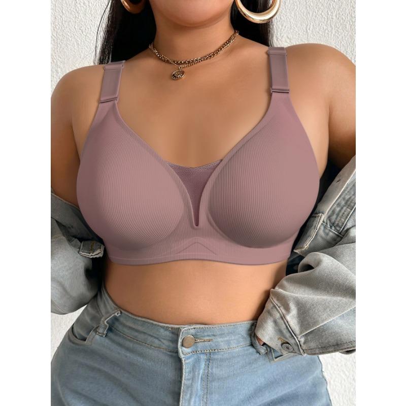 Women S Seamless Deep V Push Up No Underwire Bra