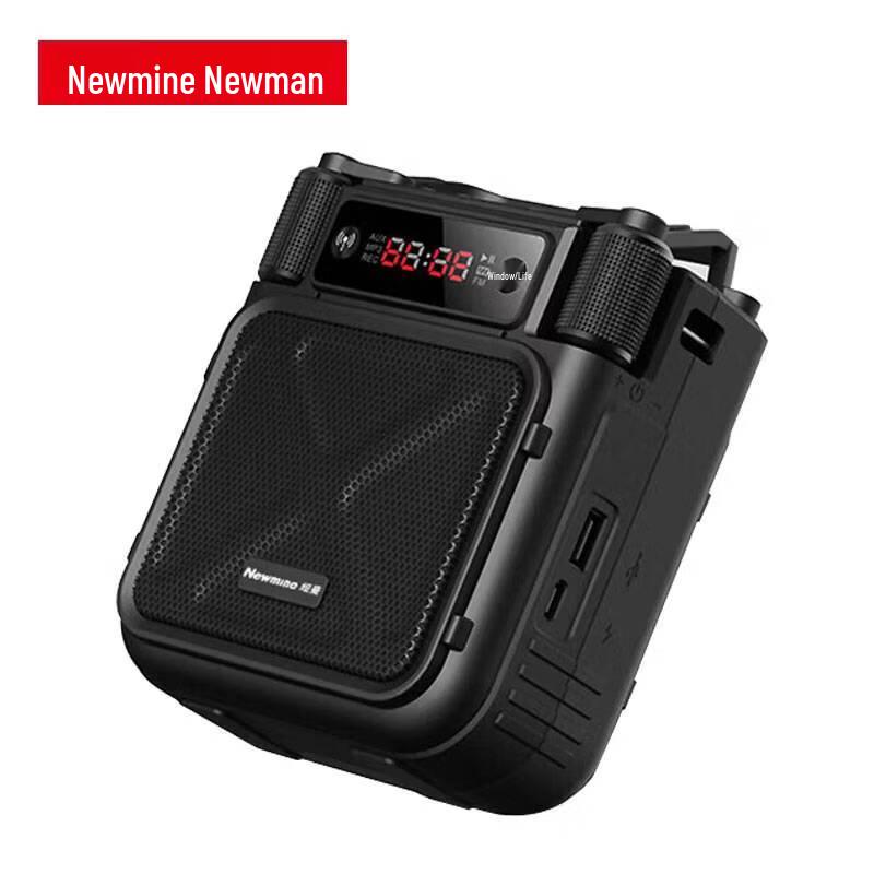 Беспроводной усилитель Newmine MS19 с ручным микрофоном, штекер CN (адаптер в комплекте)