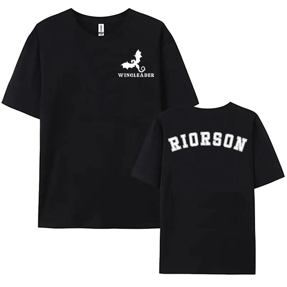 Футболки Wingleader Riorson Onyx Storm с коротким рукавом, хлопковая женская футболка, эстетическая одежда, футболка с принтом дракона