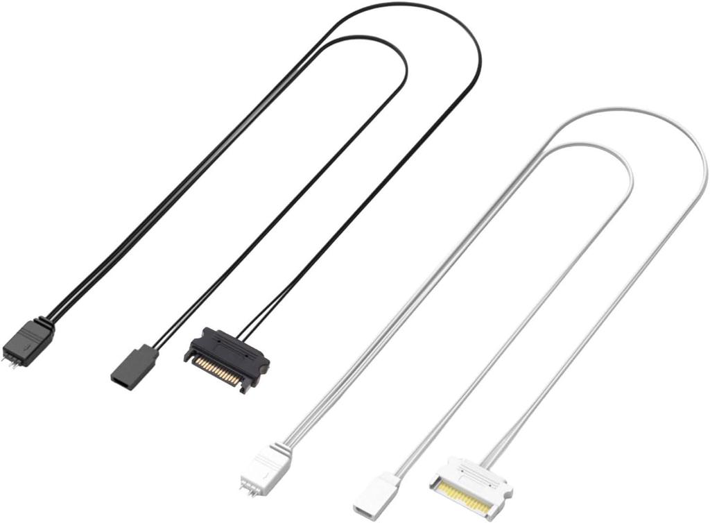 5V 3-pin ARGB extension cable main board one point multi-adapter black