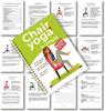 30-Day Chair Yoga Guide Book for Beginners, 60 Workouts for Weight Loss & Flexibility, Spiral Bound Senior Exercise Book (5.5x8.3 Inch, Green)