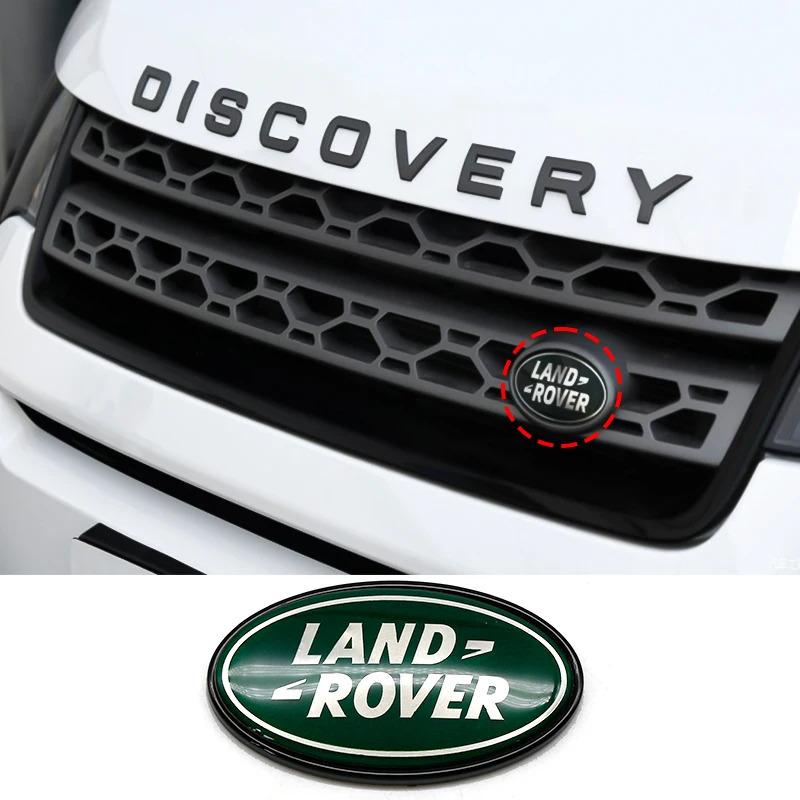 8.6cm Car Front Hood Emblem Front Grille Car Badge For Land Rover Range Rover Evoque Velar Defender Discovery Freelander L319 mt3