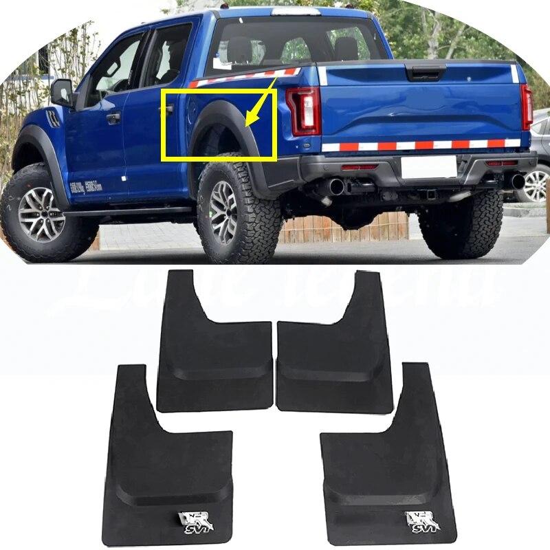 Mudflaps For Ford Raptor F150 Ord Pickup Raptor F-150 Mudguards Splash Guard Fender Mud Flap Car Fenders Accessories 4Pcs 09-20