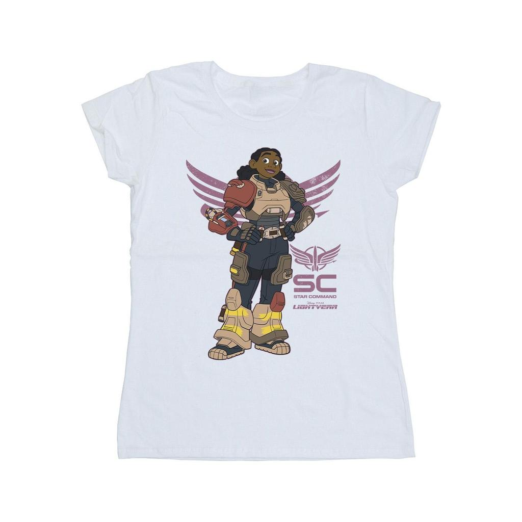 Disney Womens/Ladies Lightyear Izzy Star Command Cotton T-Shirt