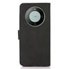 For Huawei Mate 60 Textured Wallet Stand Cover Magnetic Closure PU Leather Phone Case
