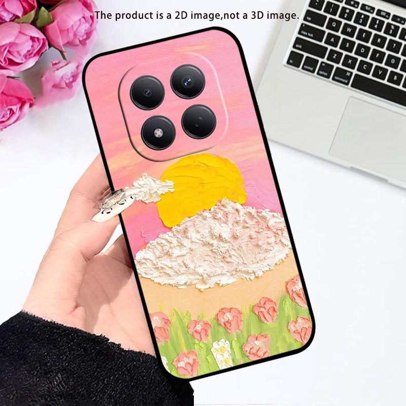 Чехол для телефона для Xiaomi Redmi Note 15 Note15 Pro Plus Pro+ 5G Ударопрочный бампер Мягкая ТПУ крышка Coque Note15Pro Силиконовые Fundas