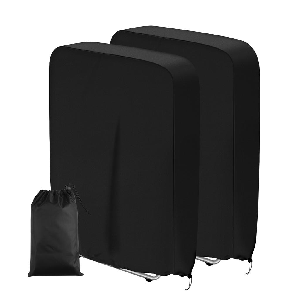 2 шт. складные чехлы для кресел-реклайнеров для патио, чехлы для мебели на все времена, водонепроницаемые, ветрозащитные, с защитой от УФ-излучения, с сумкой для хранения