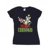 Tom And Jerry Womens/Ladies Merry Christmas Baubles Cotton T-Shirt