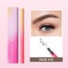 Dual End Eyebrow Pencil with Brush Waterproof Natural Long Lasting Eyebrow Makeup Pen