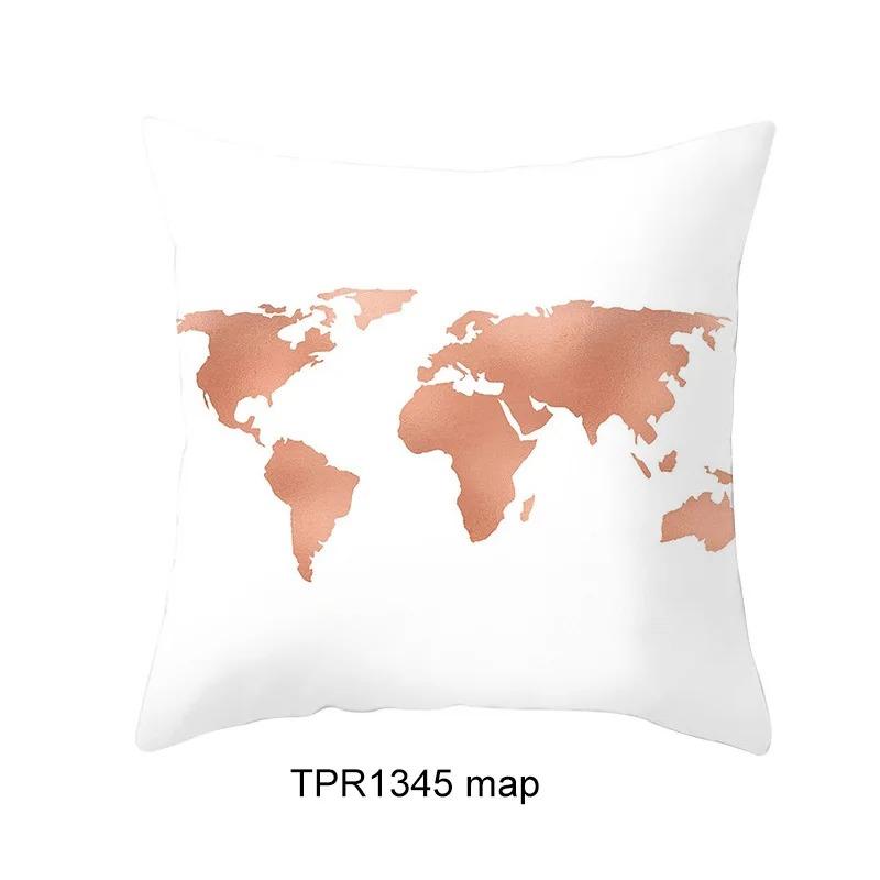 Простая наволочка в геометрическом стиле для гостиной, офиса, дома, наволочка для автомобиля, украшения