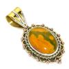Подвеска из чистого серебра 925 пробы Natural Ocean Jasper TwoTone 1,50 дюйма z0i55