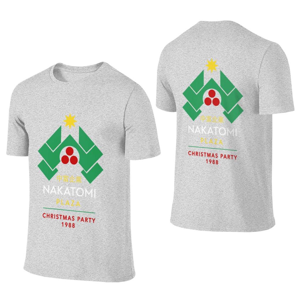 Nakatomi Plaza Christmas Party 1988 Fitness Reversible Tshirt Basic Commuting Print Does Not Fade Tee