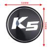AABJA1 56MM Car Badge Wheel Center Hub Caps Sticker Tire Rim Cover Stickers Auto Accessories For KIA K5 Sportage Rio K1 K4 K2 Picanto