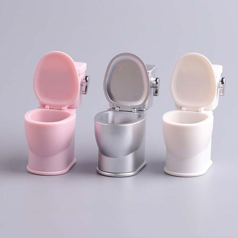 Flushing Sound Simulated Flushing Toilet Bathroom Furniture Miniature Toilet Toys For Children