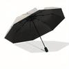 Rilakkuma,Cute Animals Automatic Folding Umbrella-Simple 8-Rib Design, Bright Cartoon Pattern, Durable Iron Frame, Suitable For Travel, Outd