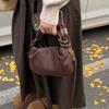 Handheld Fashionable Solid Color Women's Crossbody Bag New Simple Casual Shoulder Bag High-End Handbag KTY