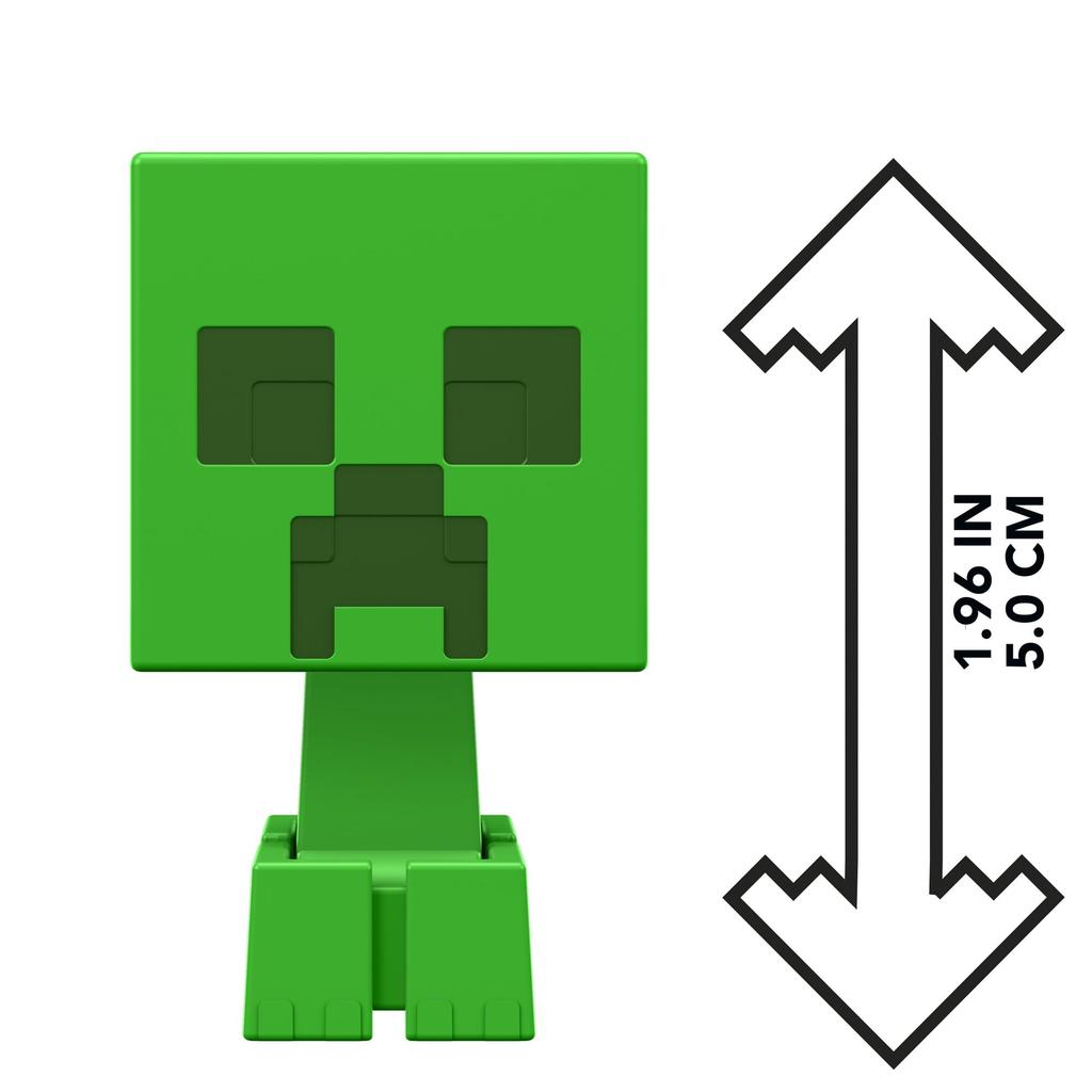 Ассортимент Минифигурок Головы Мобов из Minecraft, Большой Непрозрачный Пакет, Фигурки для Детей от 6 лет, 986L-HDV64