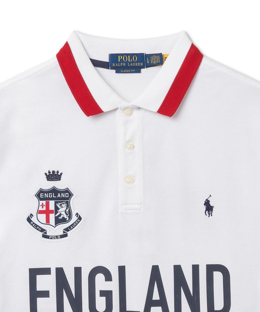 POLO RALPH LAUREN Классический крой Англия Поло-рубашка - Белый