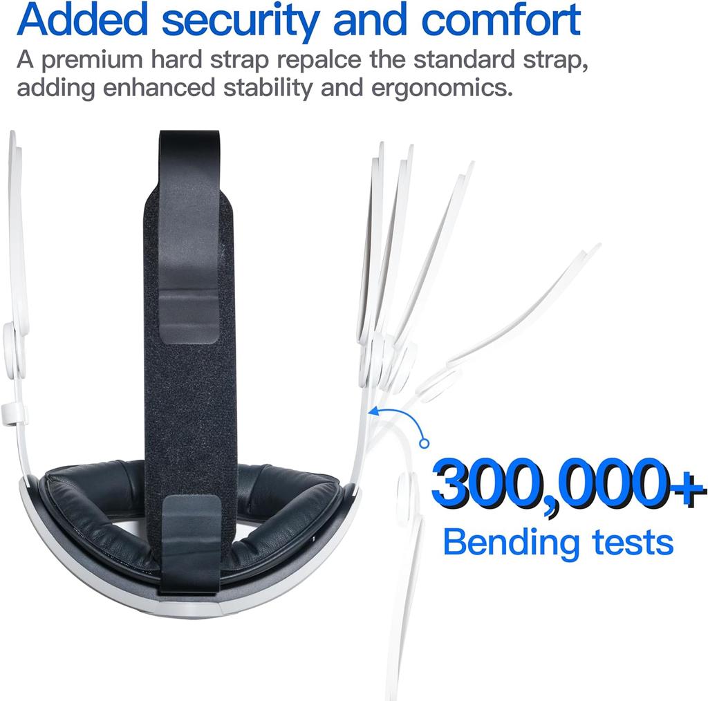 Регулируемый ремешок на голову для сменной гарнитуры Meta Quest 3 VR Элитный ремешок Повышенный комфорт для аксессуаров Meta Quest 3