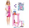 Кукла Barbie Ученая Набор Кукла модная блондинка и аксессуары Включая лабораторный столик Микроскоп Меняющая цвет колба и чашка