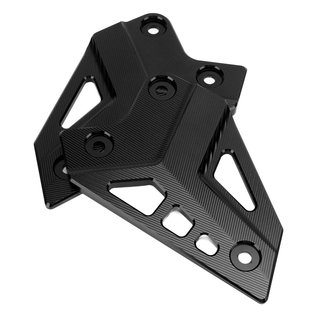 Motorcycle Foot Peg Protector Rear Plate Heel Guard Aluminum Alloy Replacement for Z900 2017‑2021Black