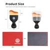 Замшевое полотенце для чистки автомобиля Мягкая щетка Инструмент для удаления пыли из щелей автомобиля Для VW Golf Polo Tiguan Touran Jetta Passat CC T5 GTI Magotan GTD ze3
