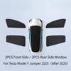 Для Tesla Model Y Juniper 2025 Автомобильная боковая оконная солнцезащитная шторка Летняя защита от солнца Солнцезащитный чехол УФ-защита Автомобильная шторка для приватности
