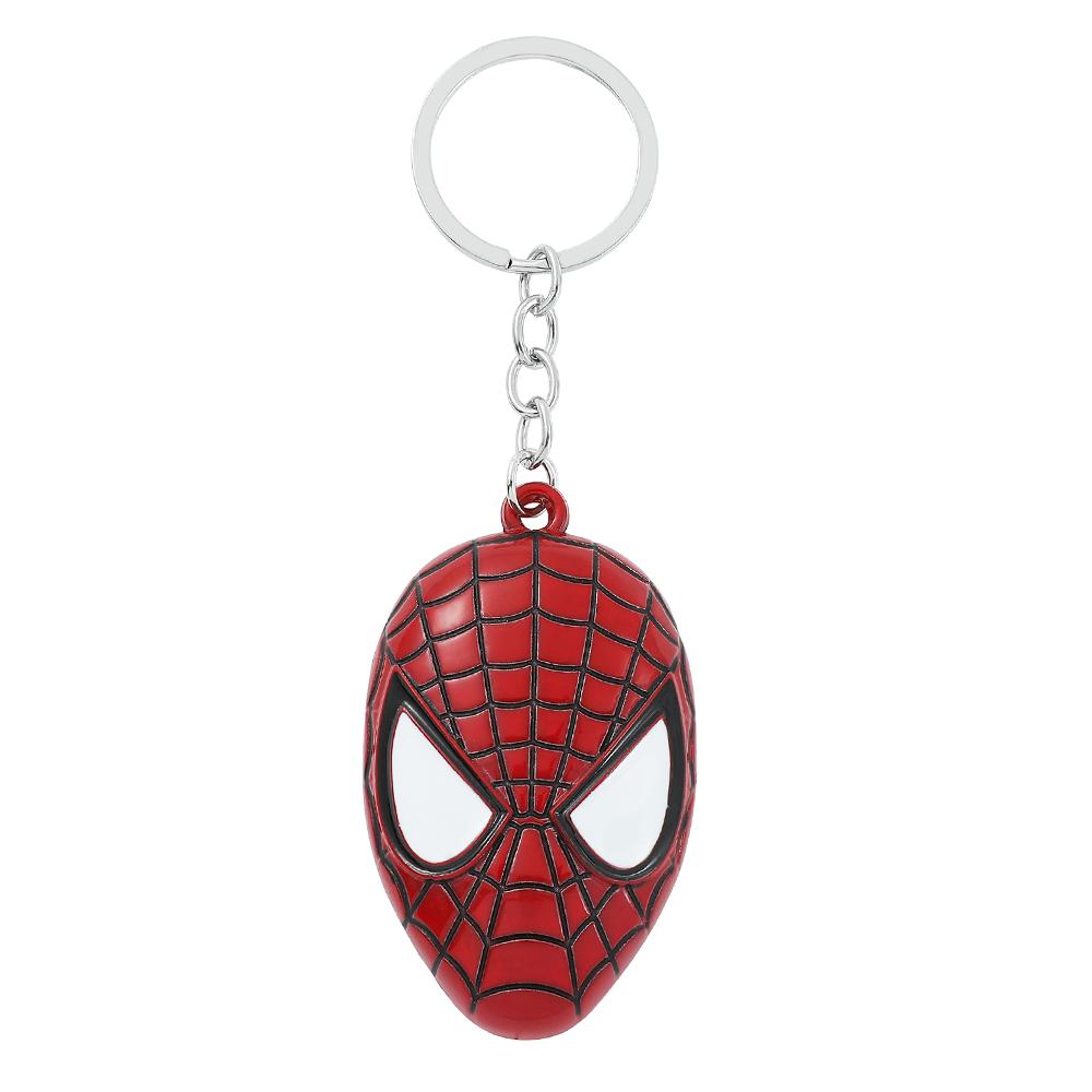 Superhero Metal Keychain Bag Avengers Pendant Thor Hammer Deadpool Spiderman Iron Man Captain America Keyrings for Carry Mini Lightweight Portable