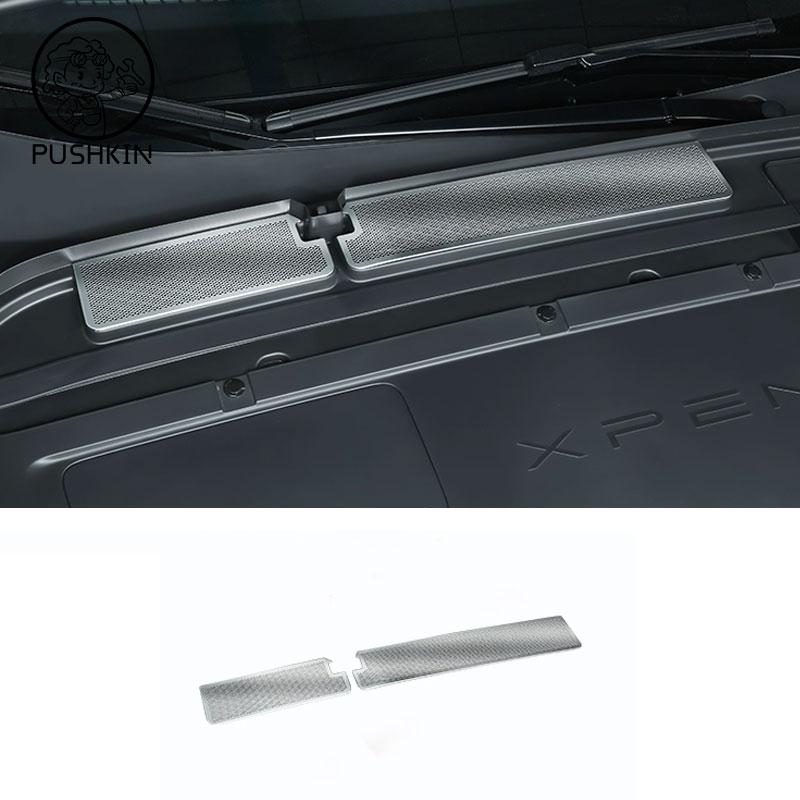 Для Xiaopeng G6 2024 2025 Защитная крышка водостока Фильтрующий элемент воздухозаборника кондиционера Сетка от насекомых Xpeng G6