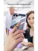 Матовый чехол-кольцо для Samsung Z Flip7: Высококлассная, Встроенная Защита Экрана