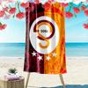 Пляжное полотенце с принтом Galatasaray SK, Большое мягкое быстросохнущее полотенце для пляжа, кемпинга, плавания