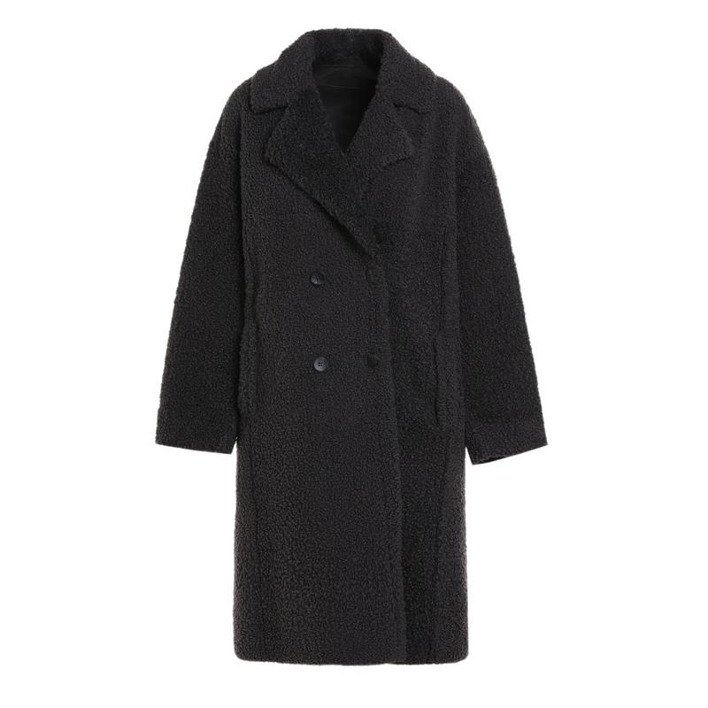 [Retro High Grade Woolen Coat] Women's 25 Year Winter Season Atmosphere Commuting Texture Warm Silhouette Coat