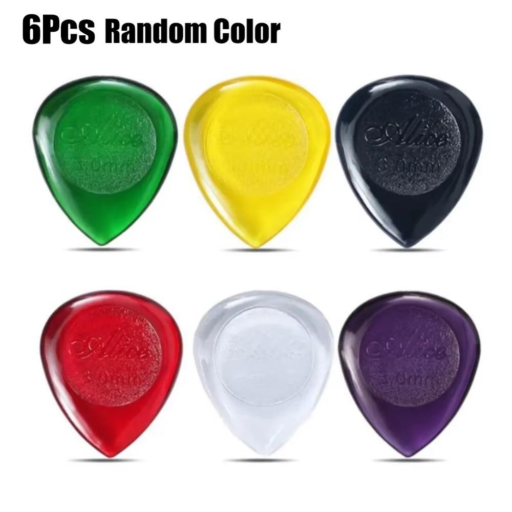 6 шт. короткие медиаторы для гитары, быстрое извлечение, аксессуары для гитары, прочный медиатор для электрической бас-гитары