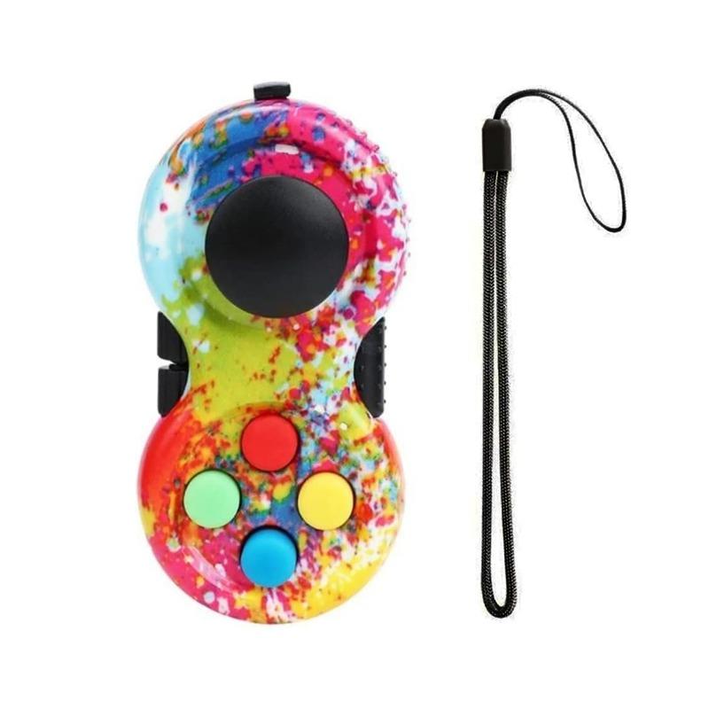 Fidget Pad Ретро Классический Fidget Контроллер Ручной Fidget Игровой Контроллер Веселый Fidget Pad Наборы Классические Fidget Игрушки