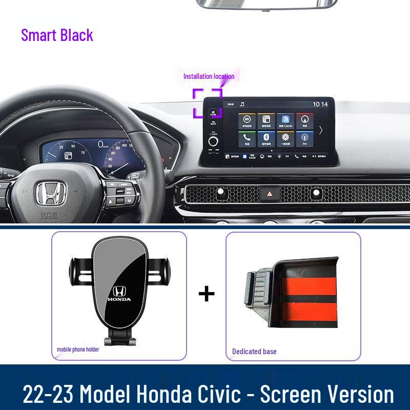 Совместимый держатель для телефона для Honda Civic (2016-2023) 9-е, 10-е, 11-е поколение – Кронштейн для навигации.