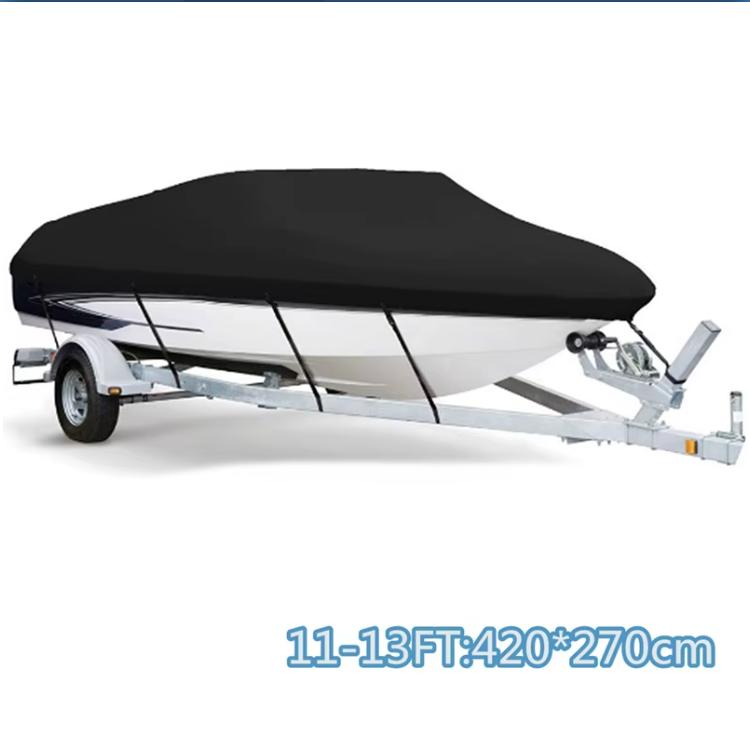 Чехол для яхты, лодки, водонепроницаемый, 11-22 футов, чехол для лодки Barco, устойчивый к ультрафиолетовому излучению, прочный, 210D, морской, прицепной, парусиновый, аксессуары для лодок