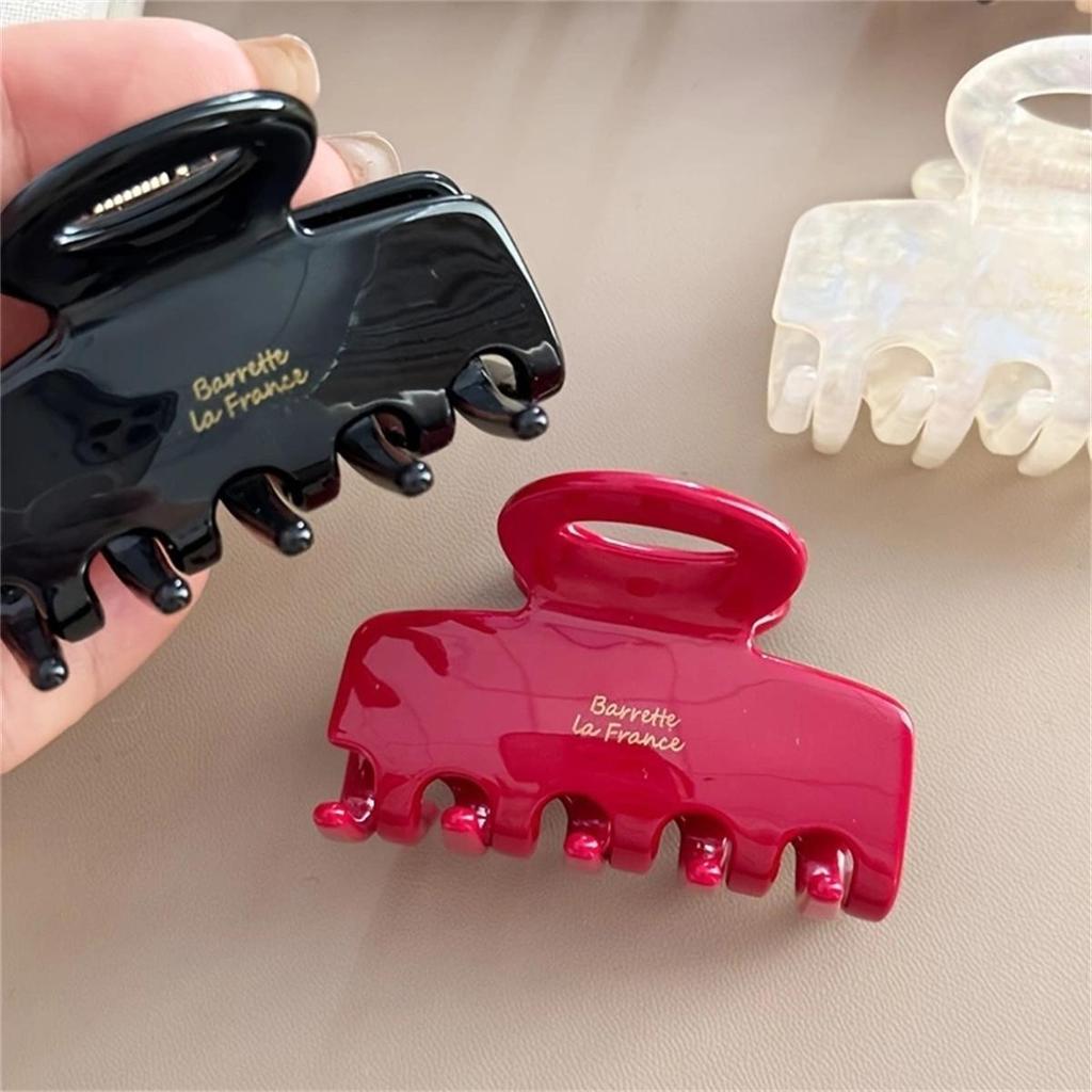 Винтажный ацетатный коготь для волос среднего размера, прямоугольный дракон, акула, зажимы для волос, женские аксессуары для волос, заколки для волос